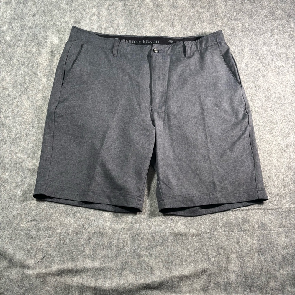 Pebble Beach Mens Dark‎ Gray 9 in Inseam Golf Shorts Size 38